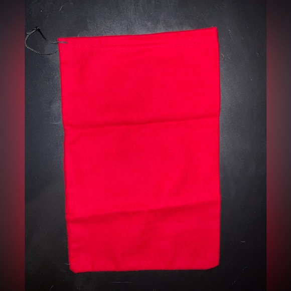 Christian Louboutin Red Dust Bag Drawstring 9.5” X 14” NWOT - Picture 2 of 2